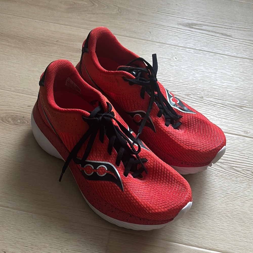 Saucony Kinvara Pro Red and Black Sneakers